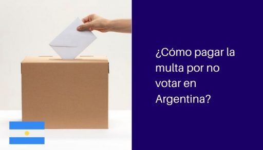 como pagar multas por no votar en argentina